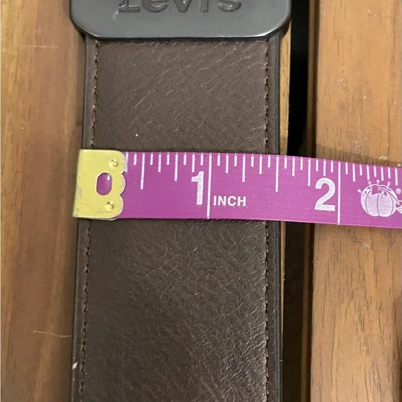 Set of 2 Levis Men’s Reversible Belts Black & Brown Leather Sz 38-40 EUC - Picture 12 of 16